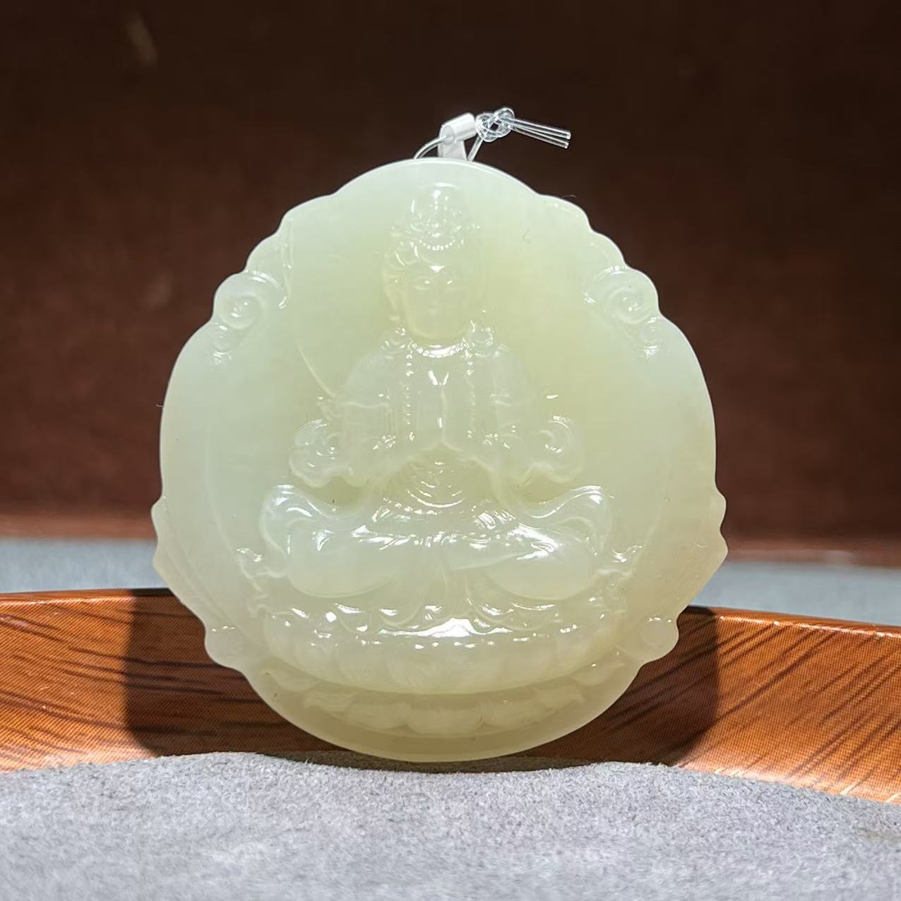 【张老斯珠宝】天然和田玉吊坠lx26320（拍一发一）