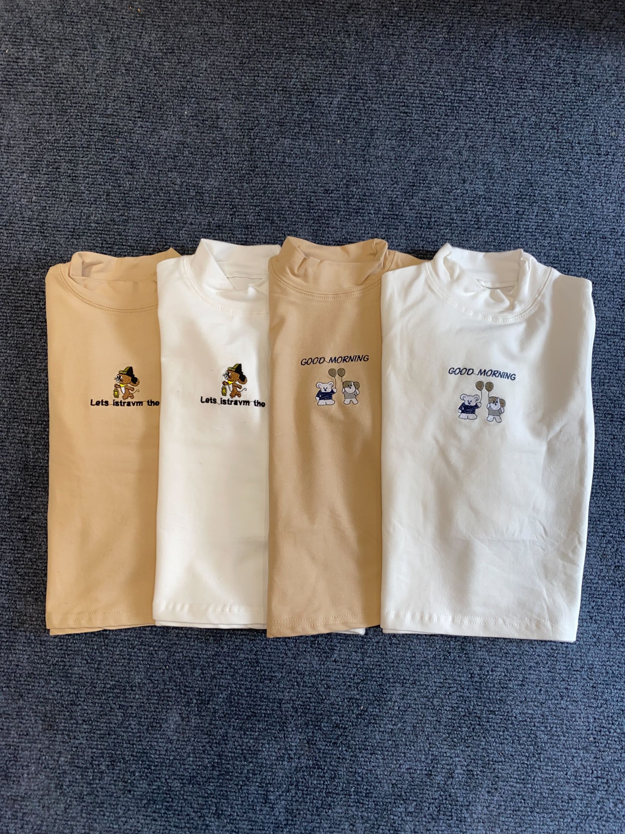 [ 福袋 ]儿童刺绣卡通棉打底衫