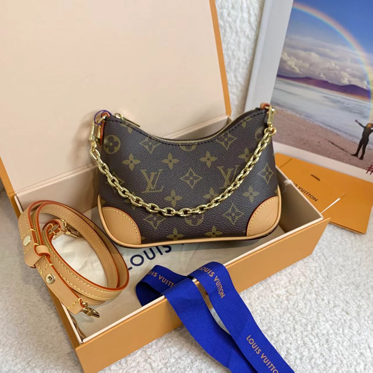 99新 LouisVuitton/路易威登 壹臻/牛角nano/12期免息73581705