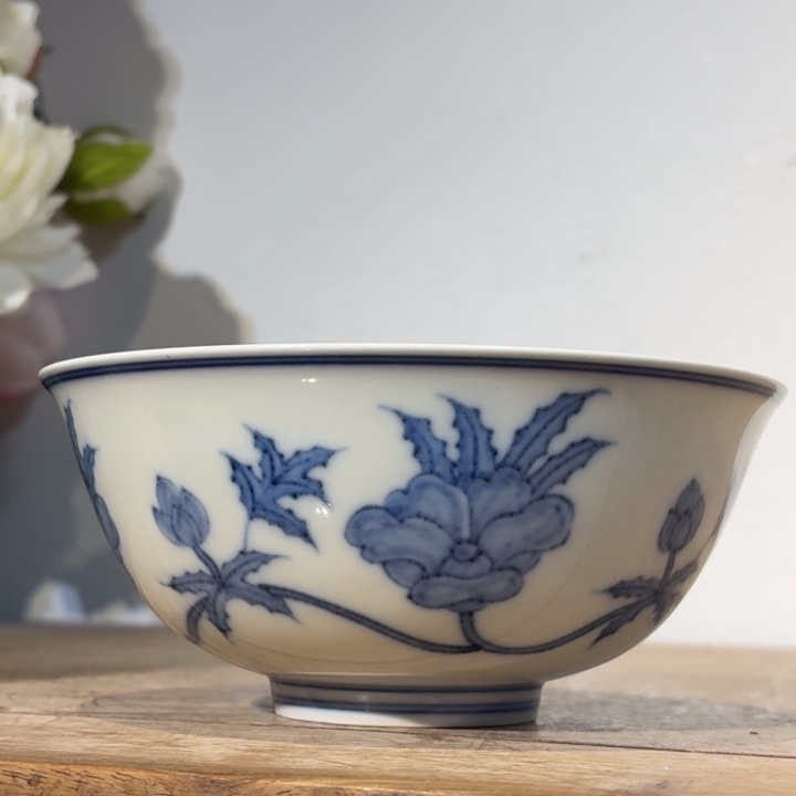 用***堂陶摆件青花瓷器摆件现代工艺品