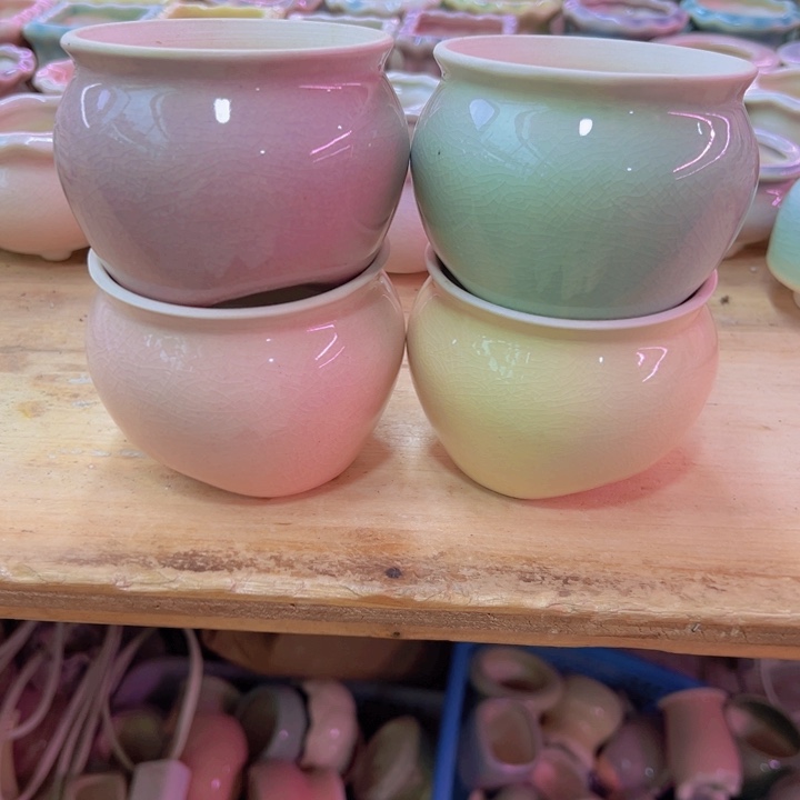 陶瓷花盆当场凑满12包邮