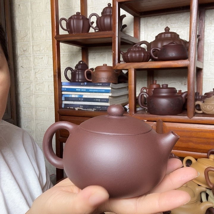 紫砂茶壶西施300cc半手工