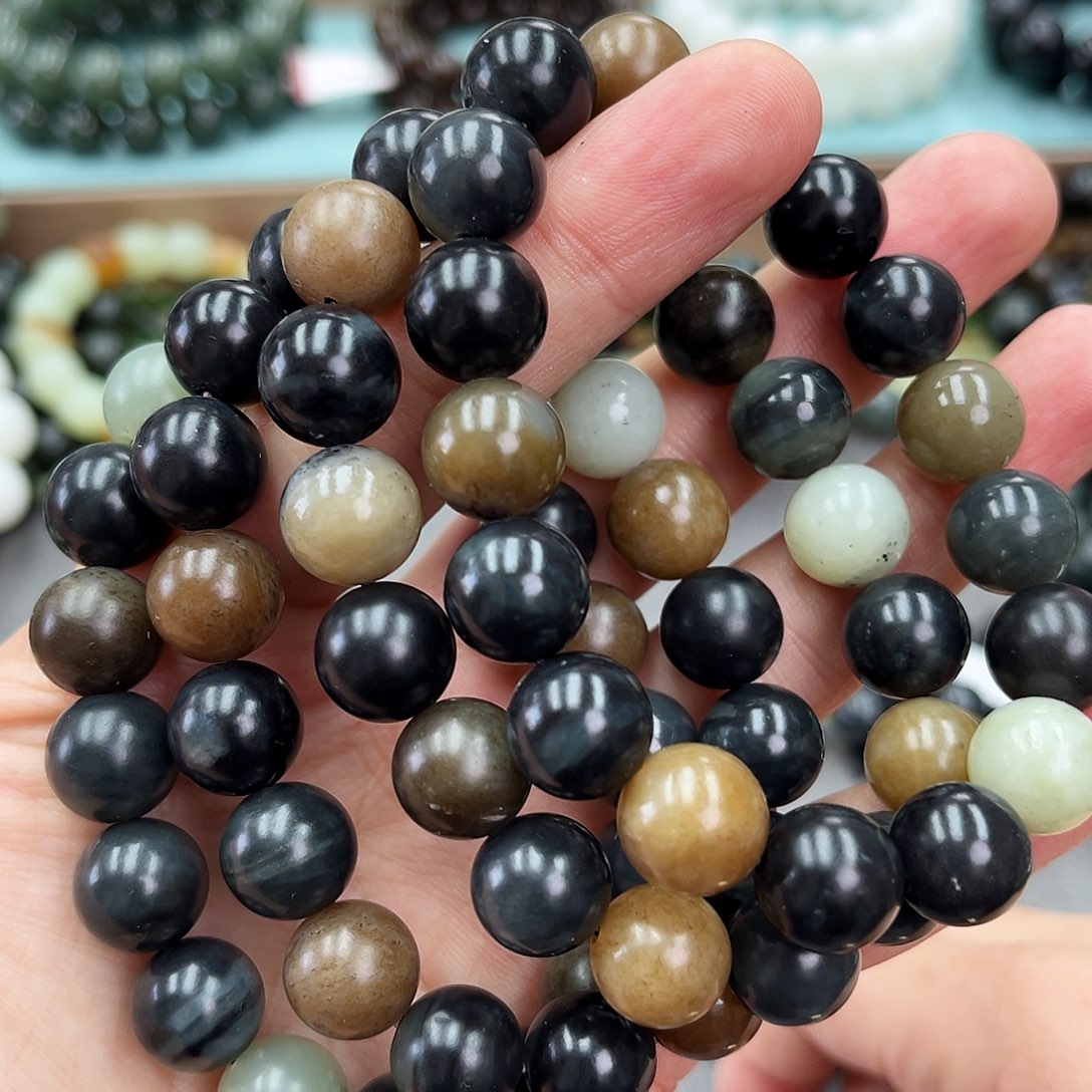 和田玉手链未镶嵌多样性发货拍一发一