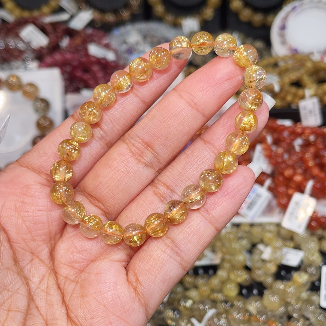 林***木手串未镶嵌水晶已实名金发7m