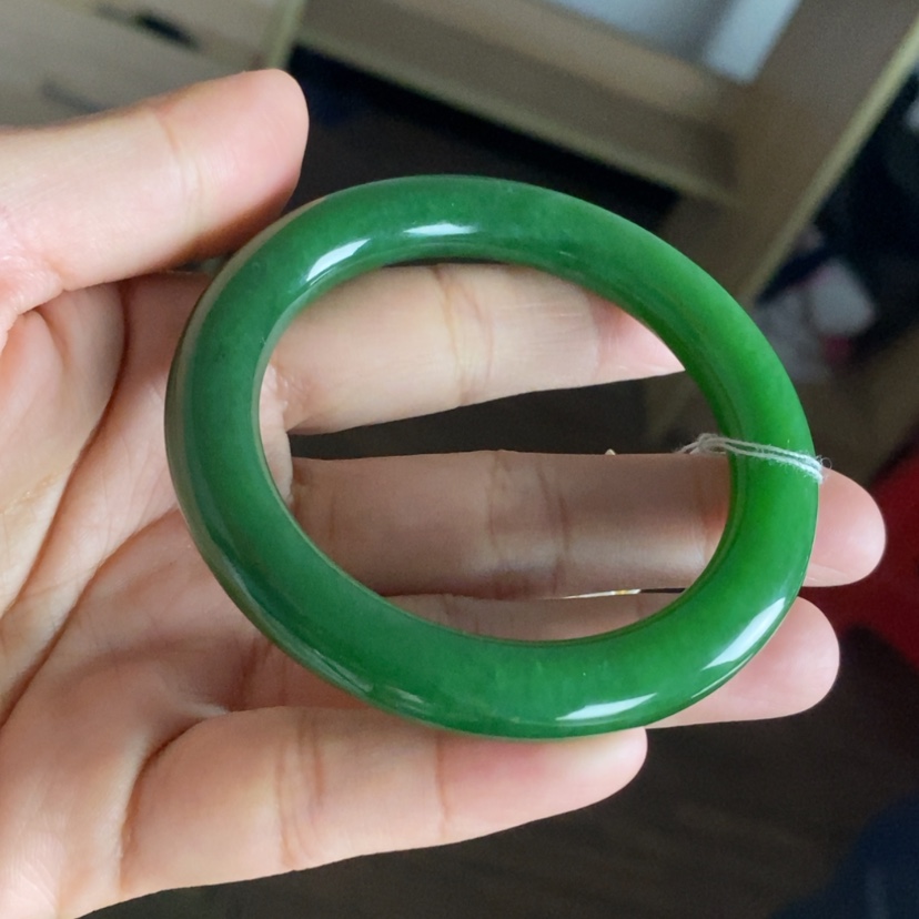 【闪购商品】未镶嵌手镯和田玉（碧玉）