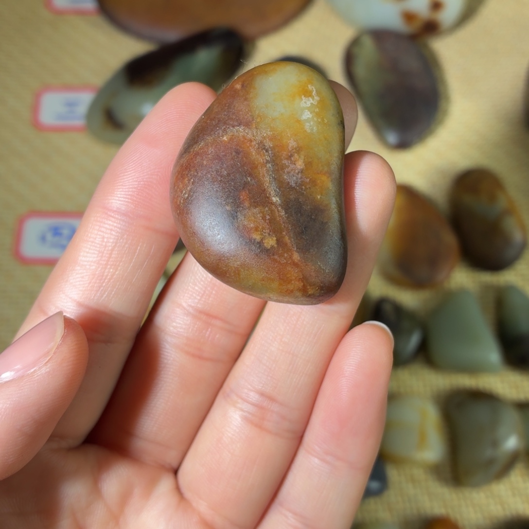 和田玉未镶嵌挂件35g