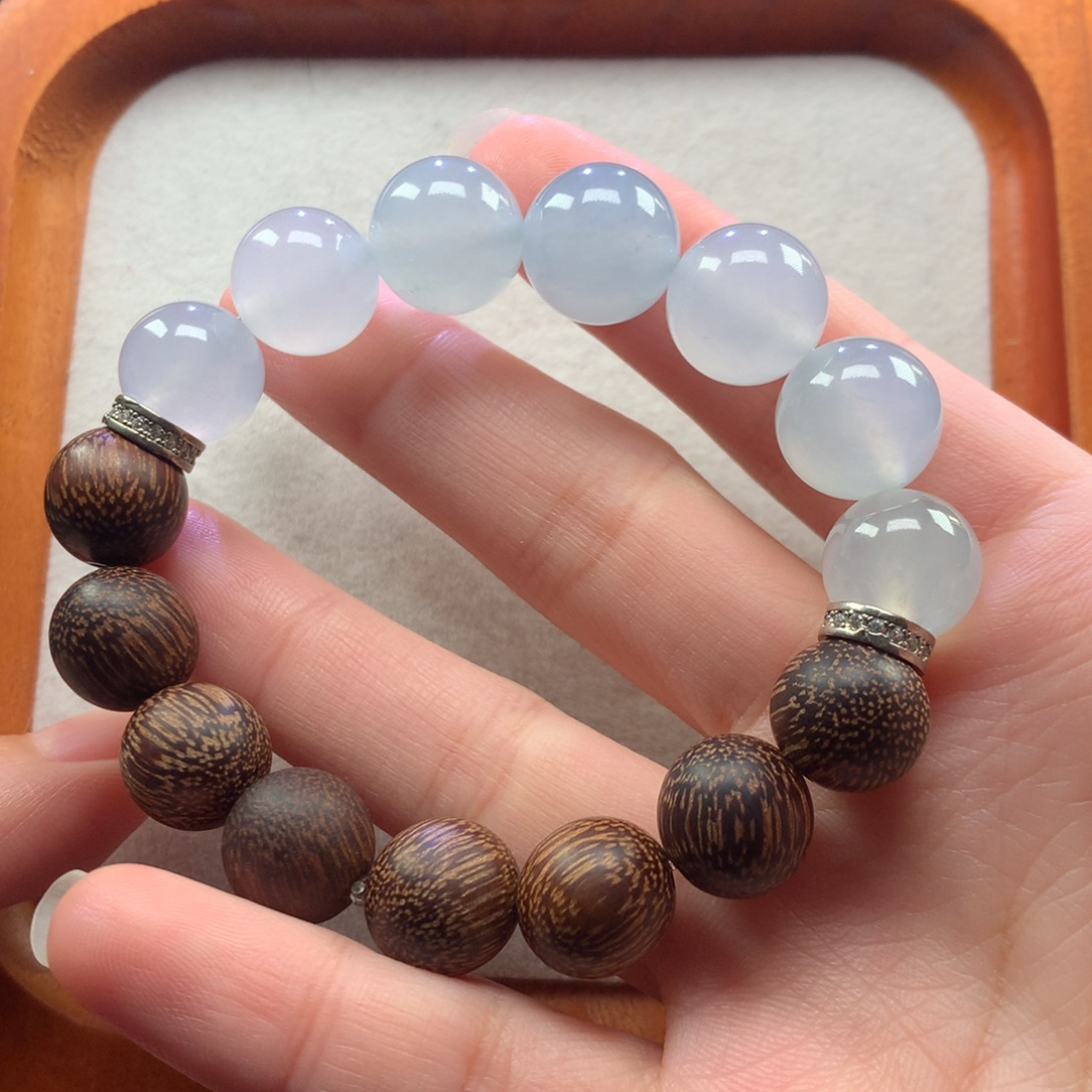 翡翠未镶嵌手链11.9-13mm