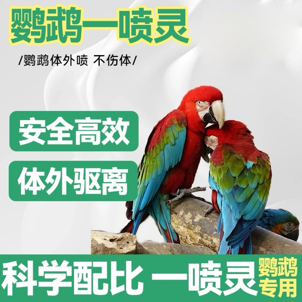 飞宠鹦鹉体外一喷灵清洁羽毛