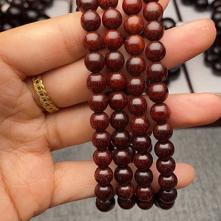 小叶紫檀手串/手链0.7原汁原味老料108颗