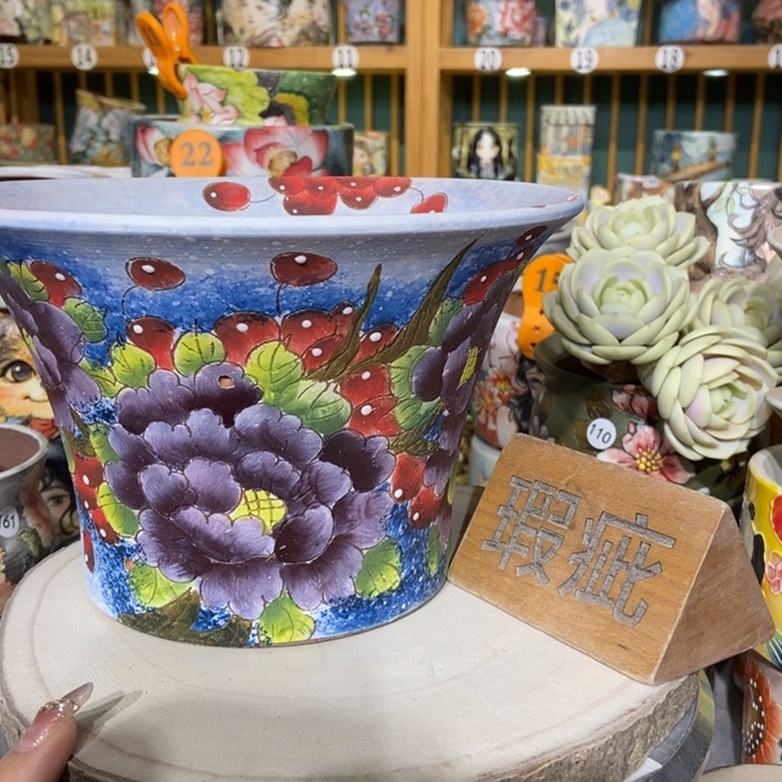 红陶景德镇艺术手绘作品