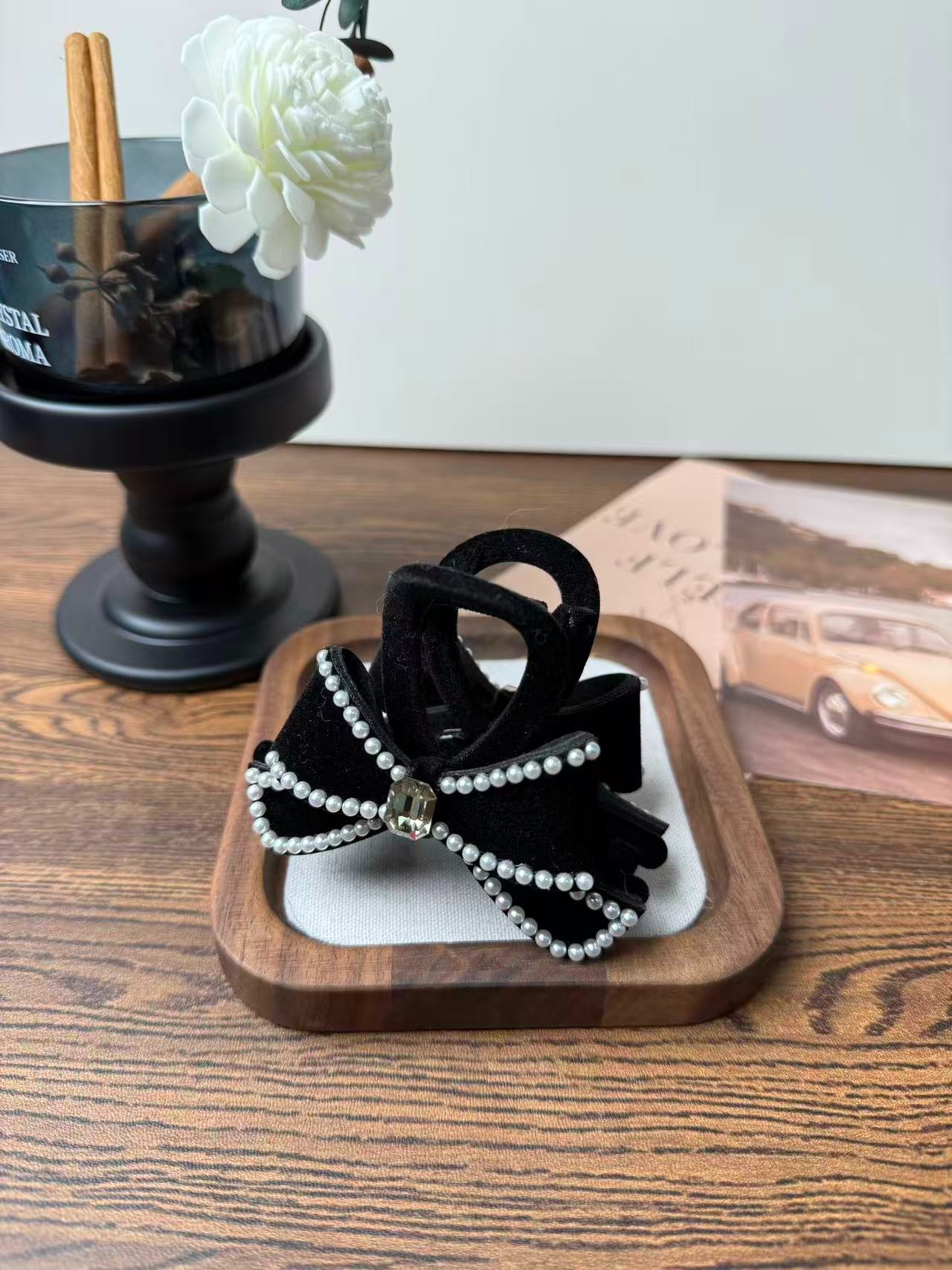 【月禾12月11日1-200】秋冬复古风千金简约日韩抓夹发夹优雅温柔