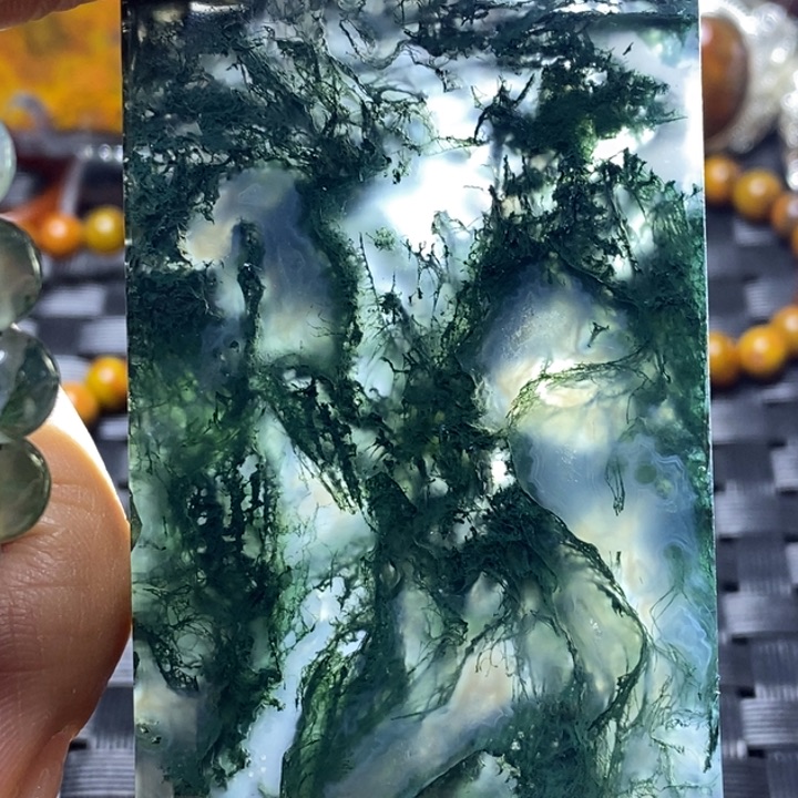 玛瑙/玉髓颈饰足银镀金镶嵌愿***心