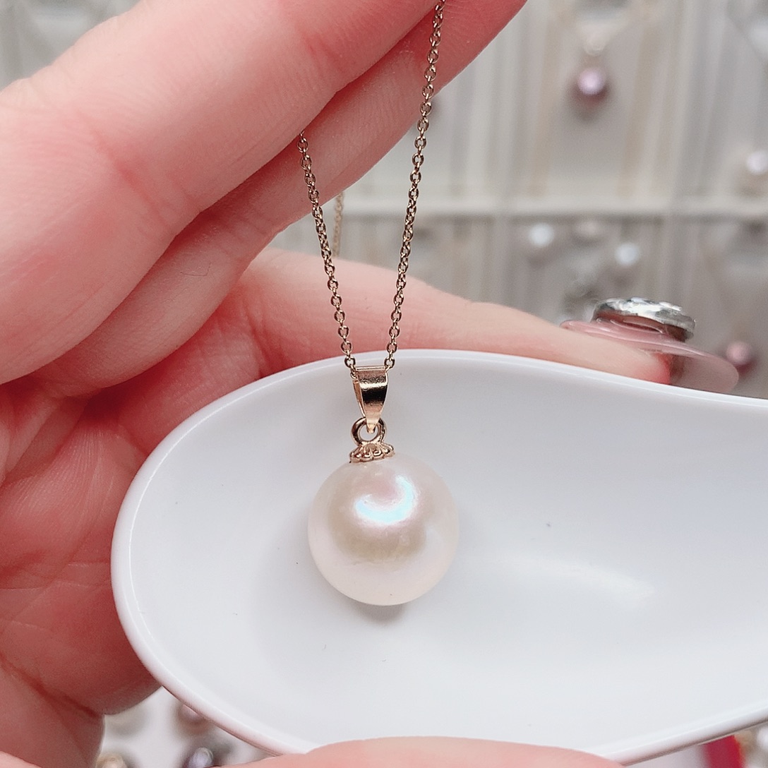 淡水珍珠吊坠(赠链)合金