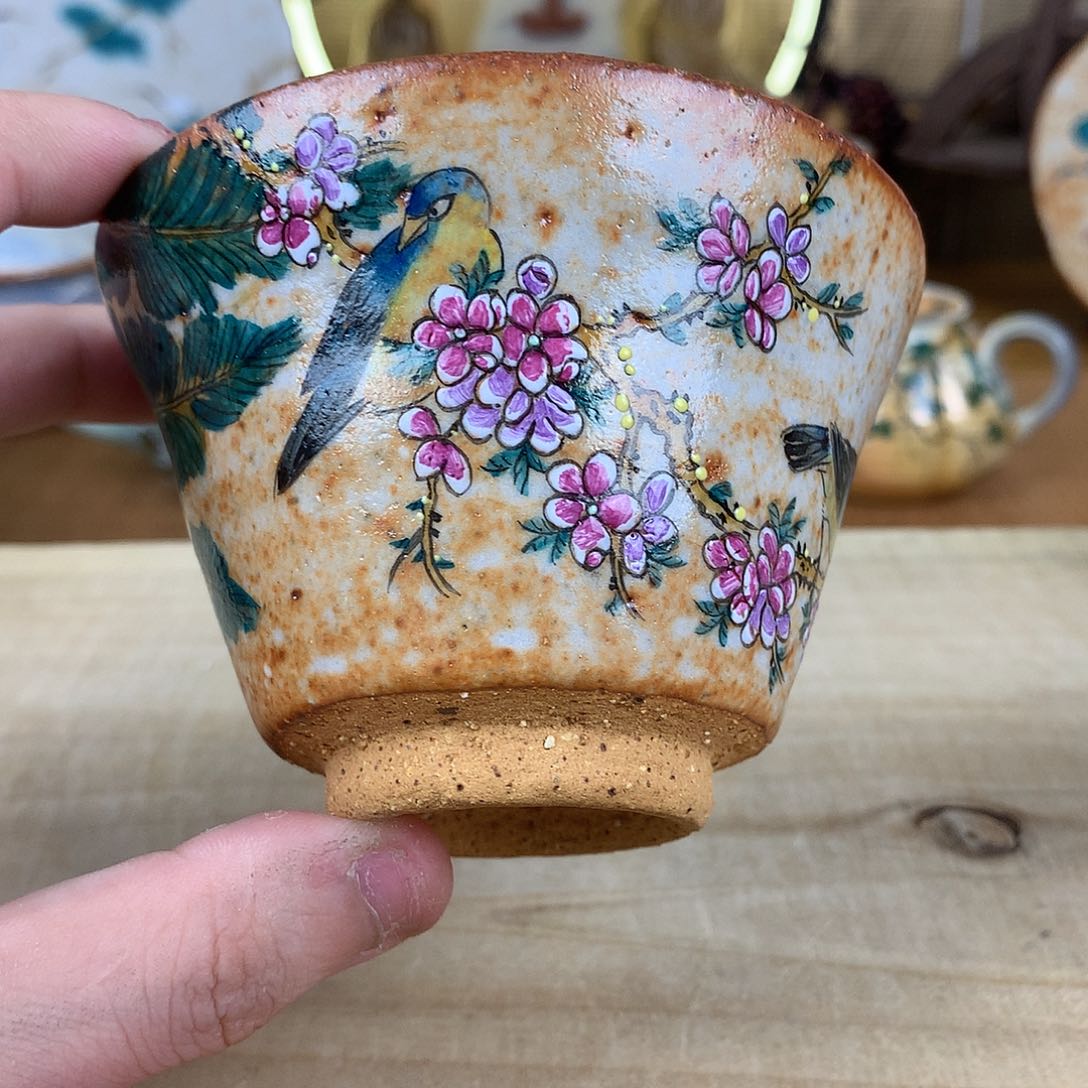 杯静*景德镇陶瓷手作