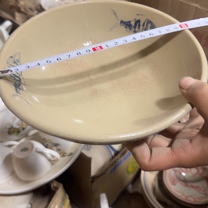 库存瓷片碗包邮有瑕疵
