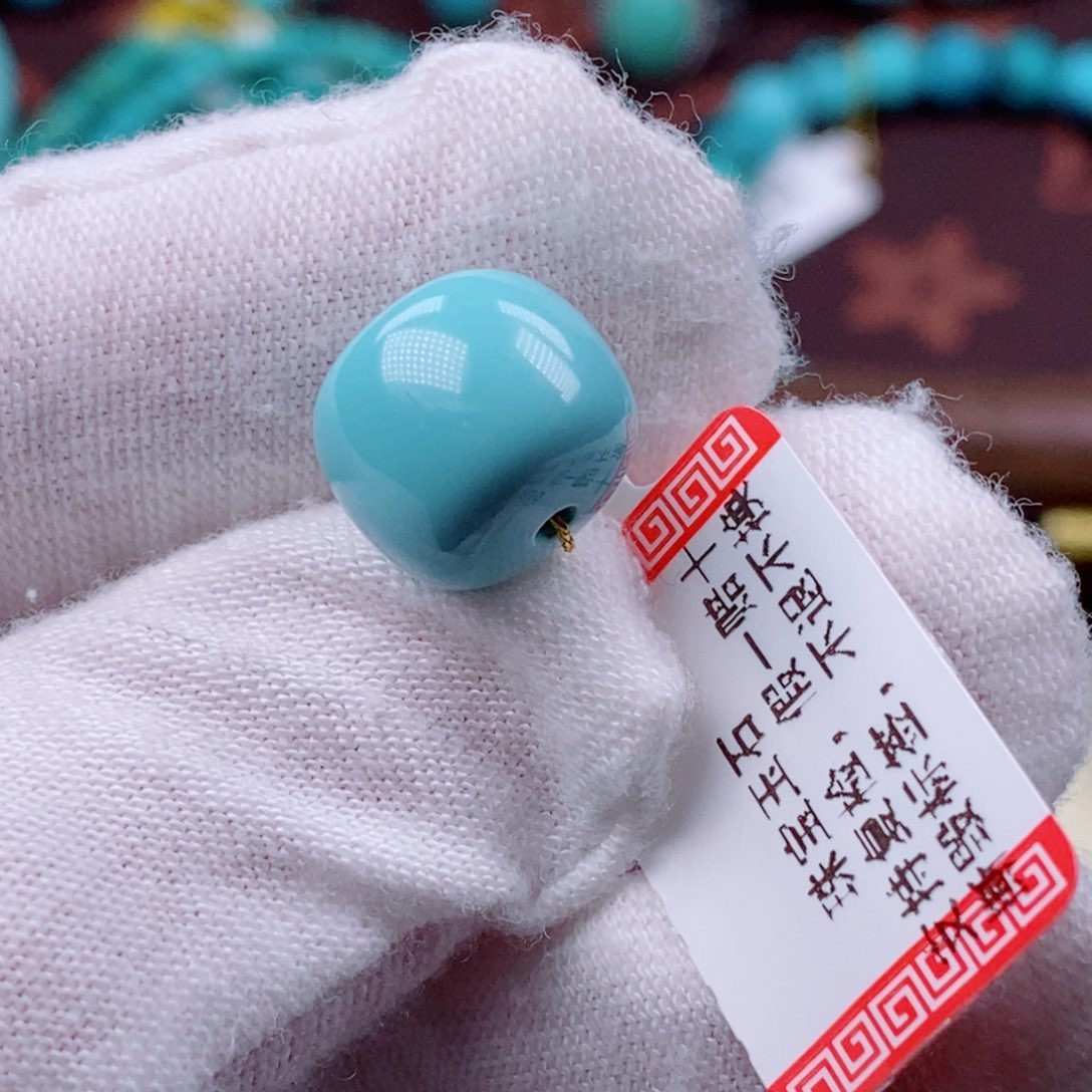 绿松石珠宝奇石未镶嵌偏***4