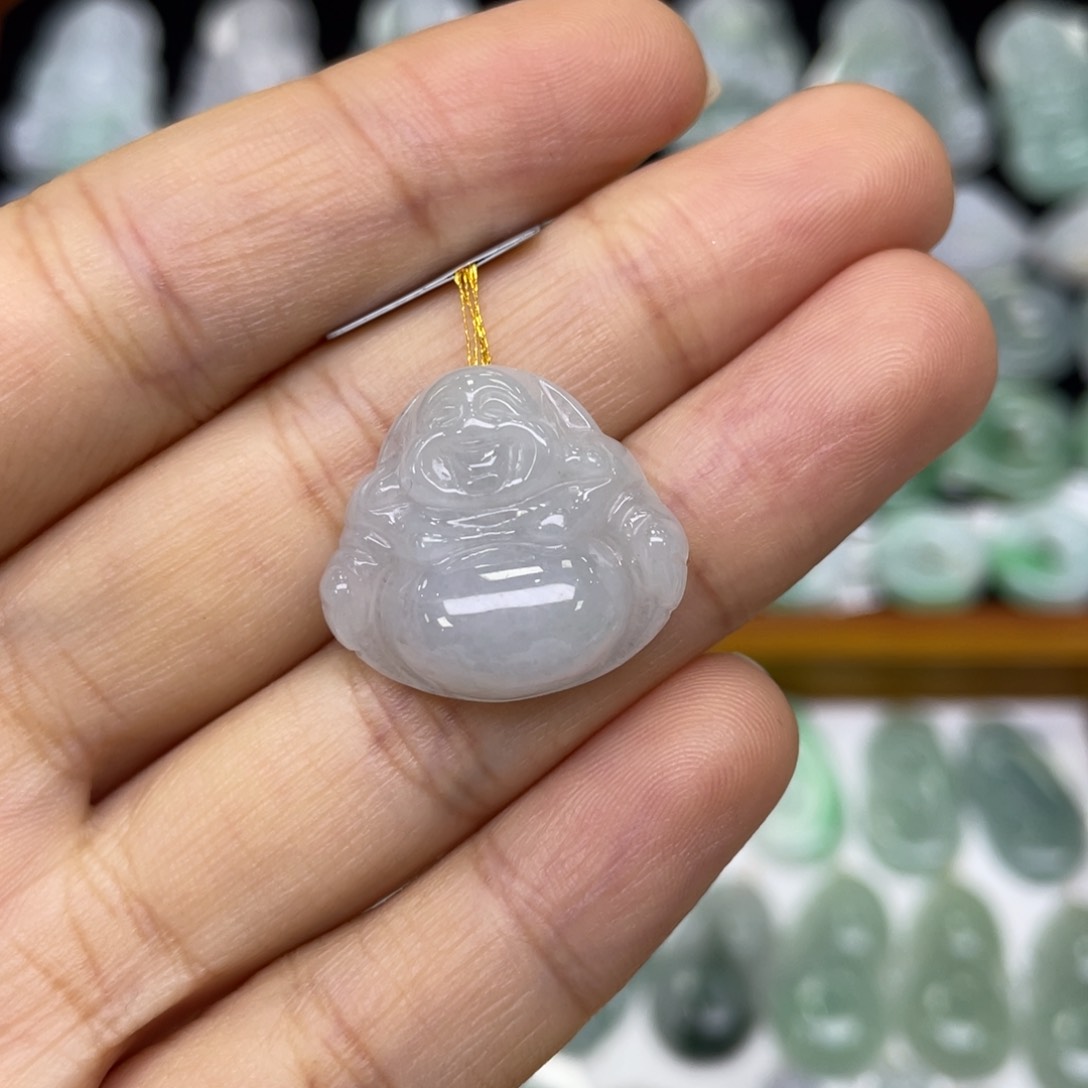 颈饰未镶嵌翡翠佛公