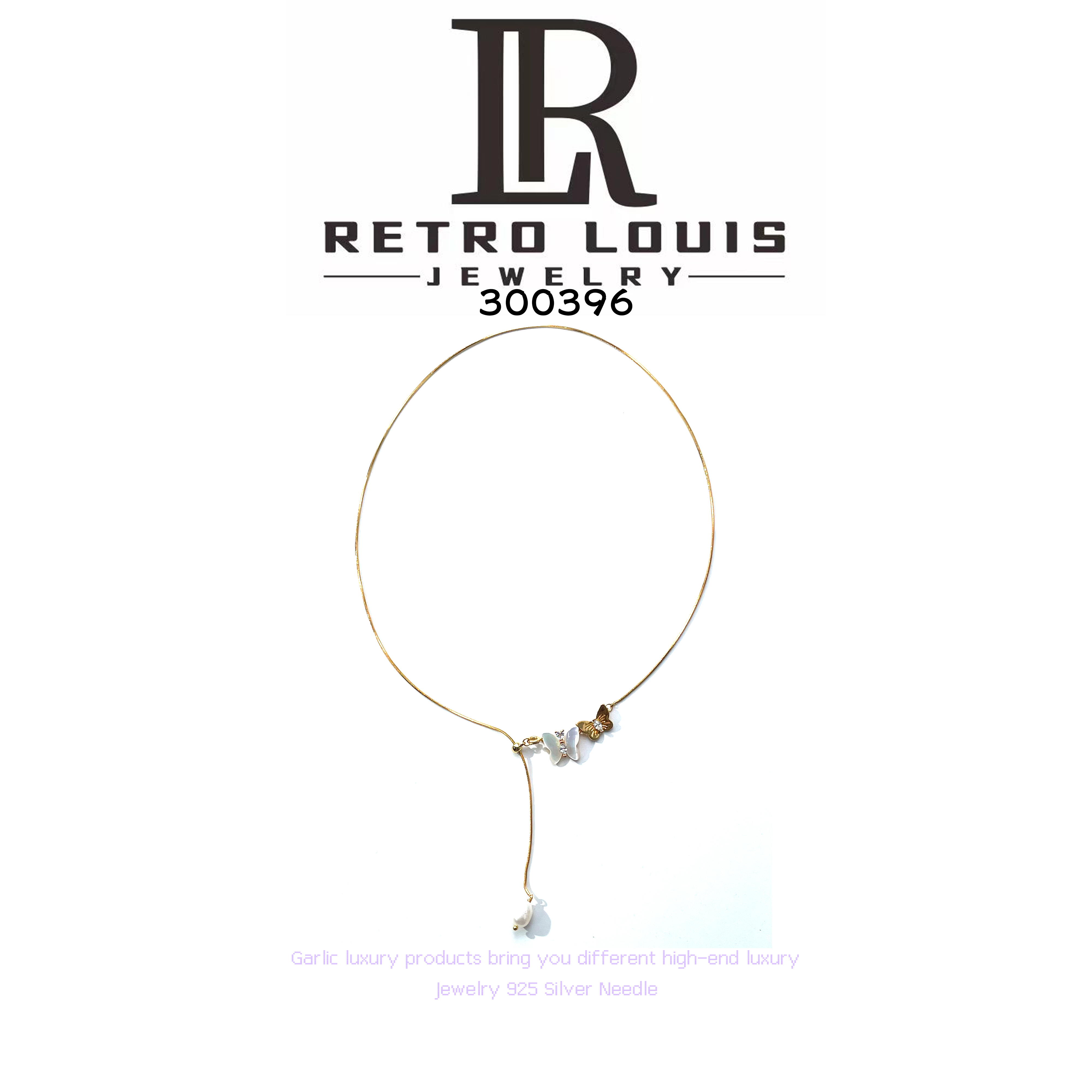 铜合金项链 Retro Louis项链~300396X