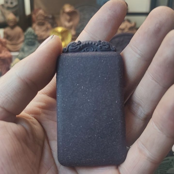 泥塑铲*官紫气东来香方无事牌两个