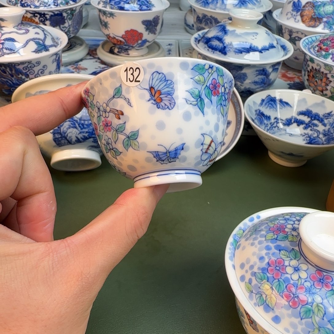 彦祖纯手工手绘茶具132