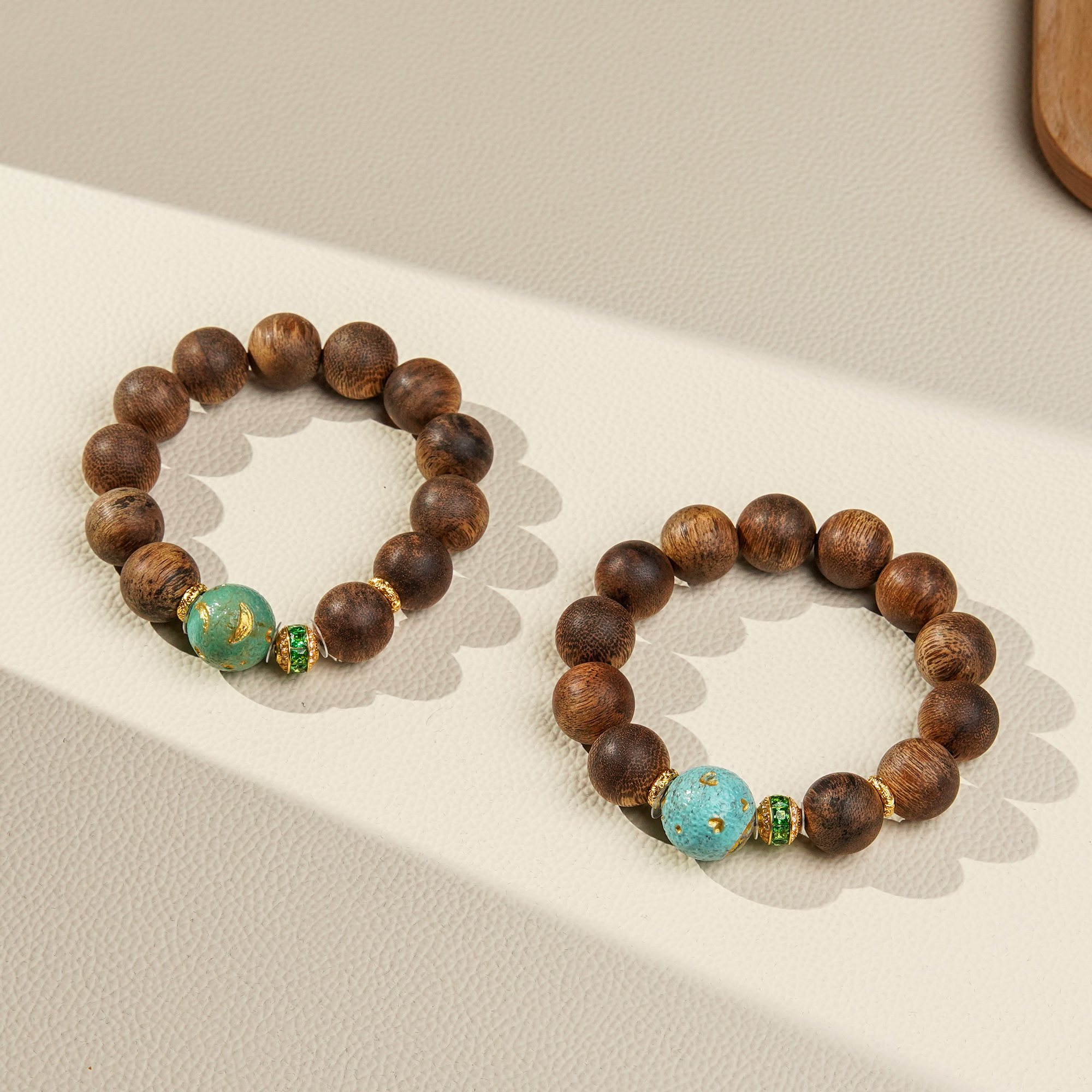 沉香富国岛倒架1.4DIY18k绿松星球微瑕（多样性发货发其一）CFG0001