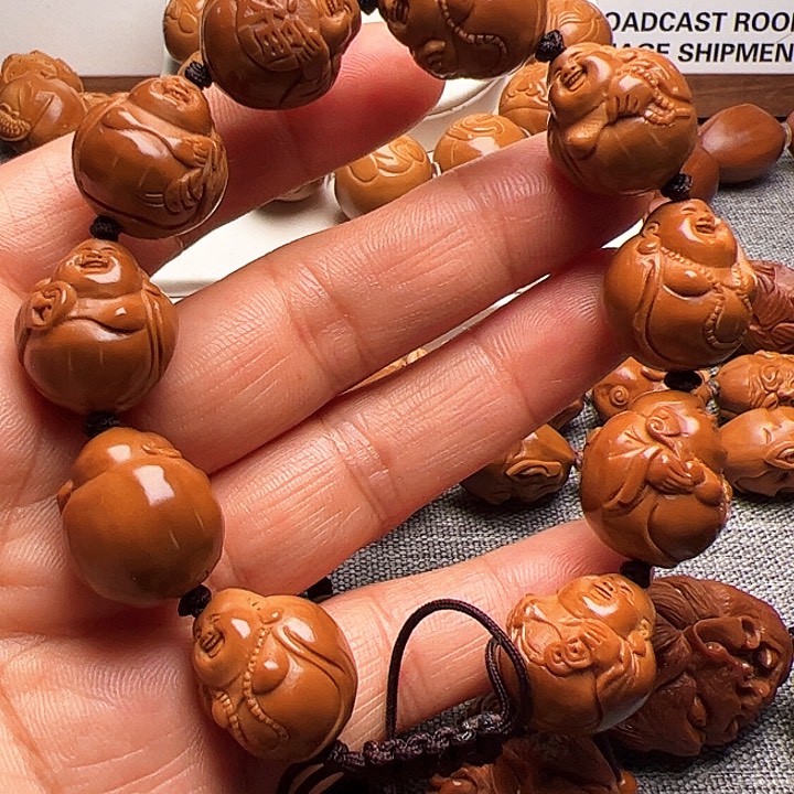 橄榄核手串/手链向*葵光背弥勒