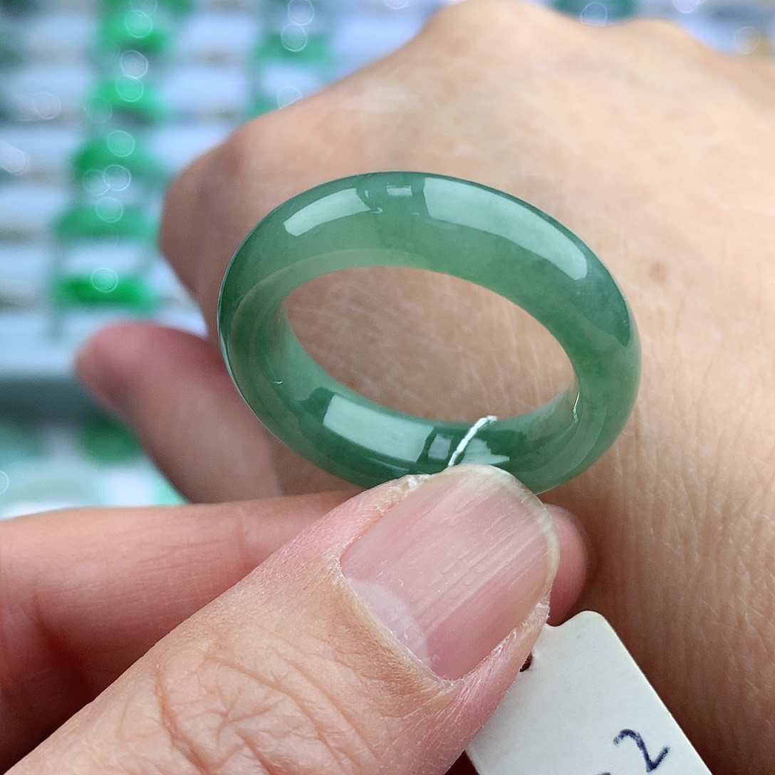 未镶嵌戒指翡翠22号