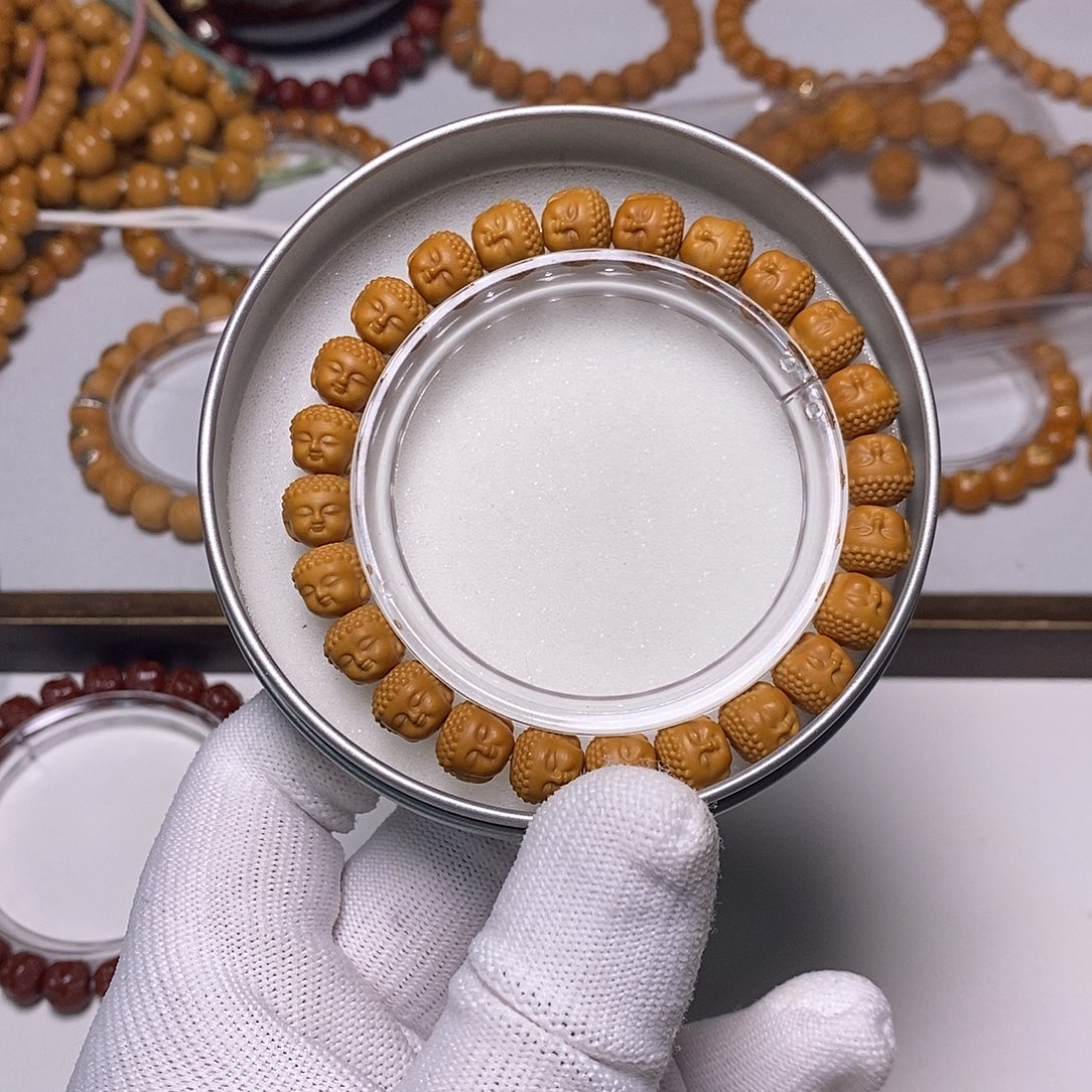 手串猴头核桃宝宝佛10左右37号