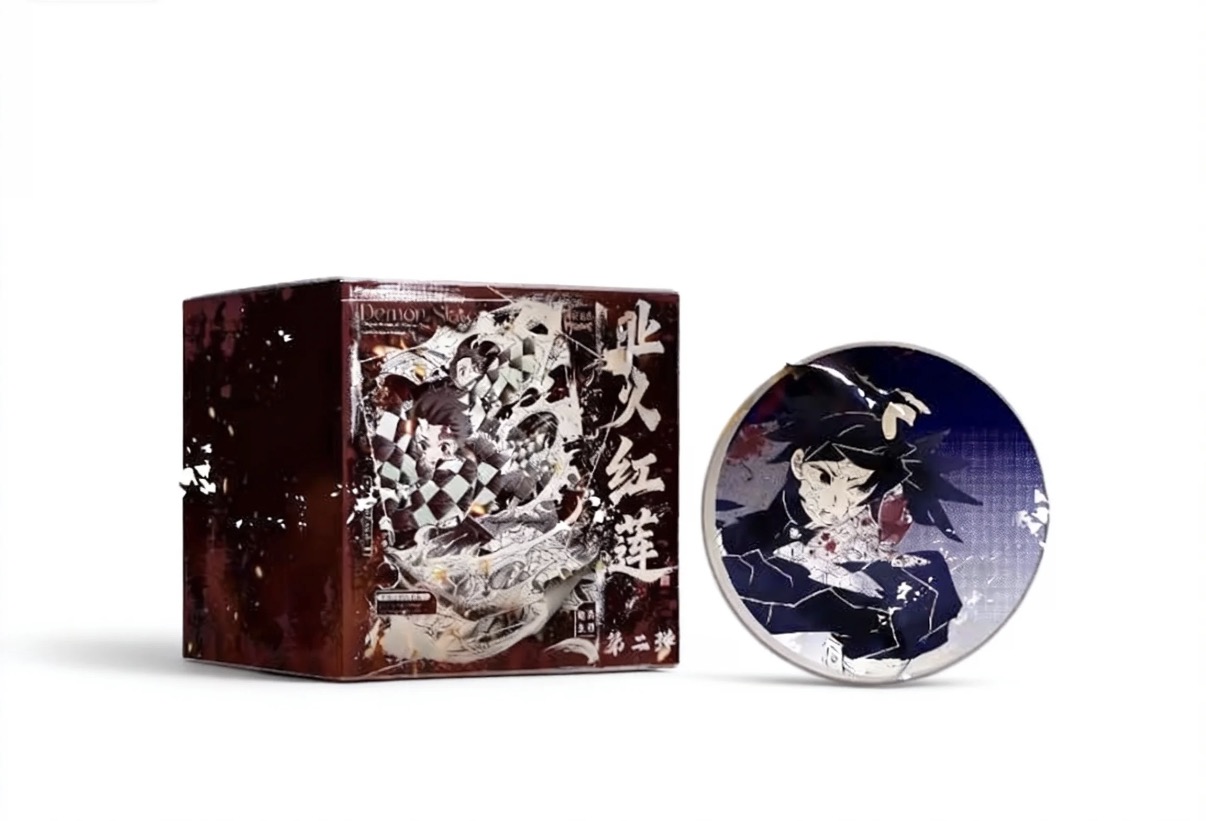 U 麦好文创《鬼灭之刃-业火红莲》云石杯垫盲盒第二弹（默认代拆）