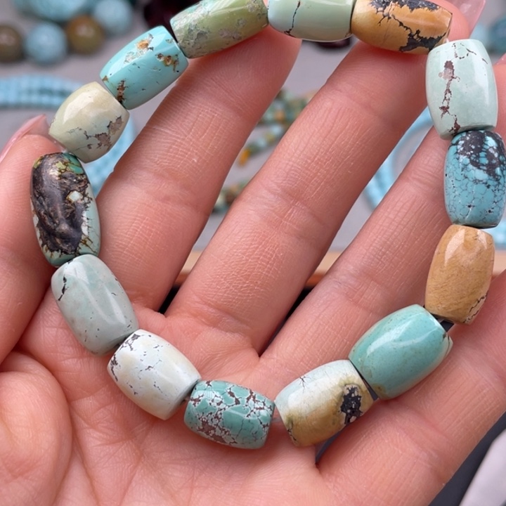 绿松石珠宝奇石未镶嵌