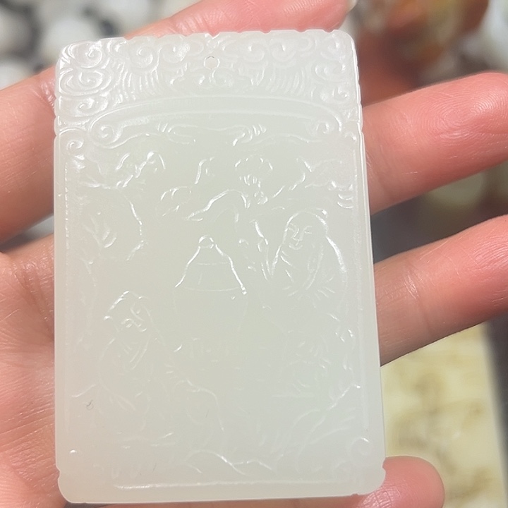 吊坠白玉菩提精选商品一物一图