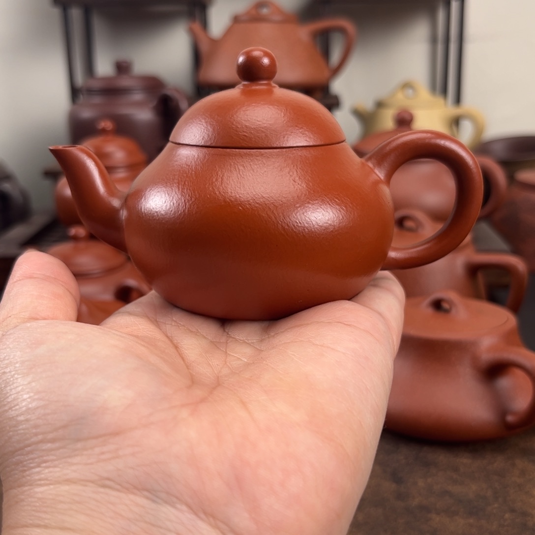茶壶紫砂用****2全手梨形120毫升