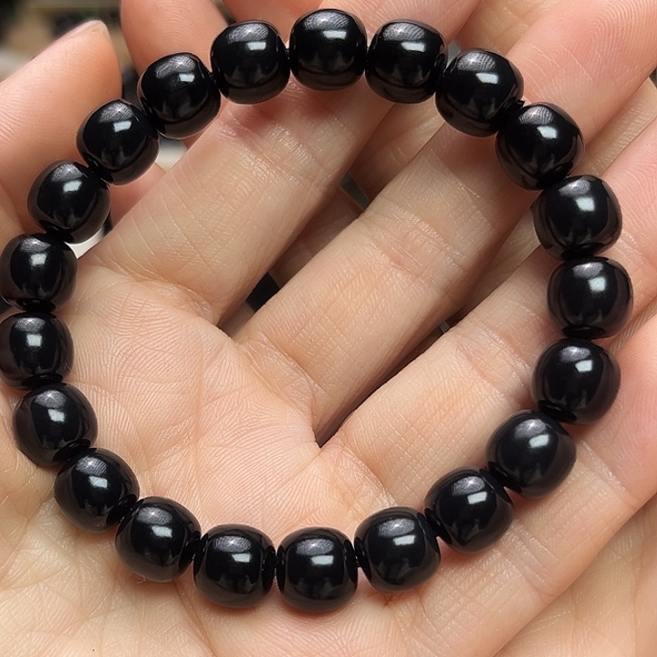 和田玉（墨玉）未镶嵌颈饰卡10老邢珠宝级