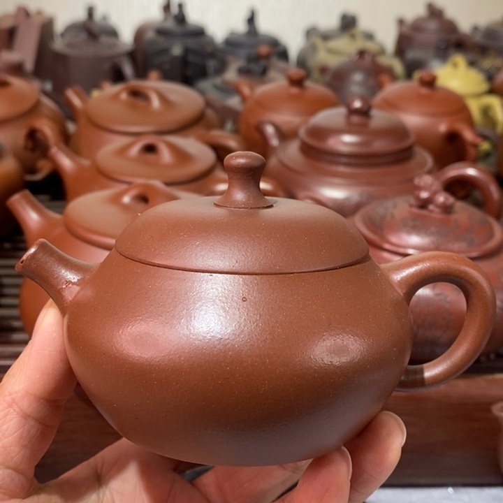 紫砂茶壶微瑕处理一把