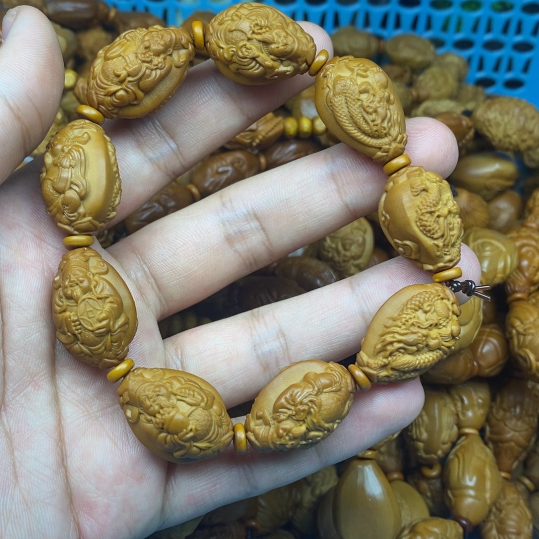 橄榄核手串/手链橄榄核雕刻工艺宇