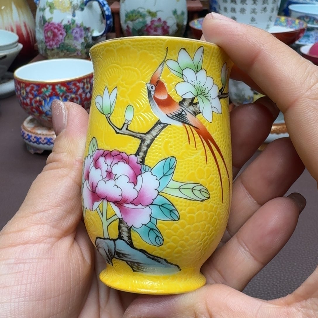 瓷片景德镇仿古手工制作精品展示