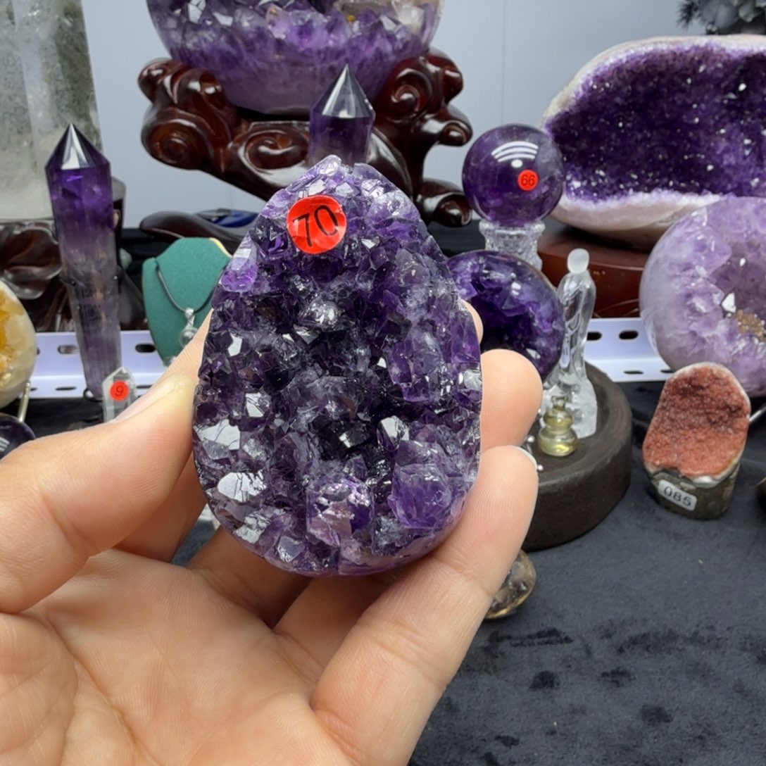 水晶未镶嵌摆件天然