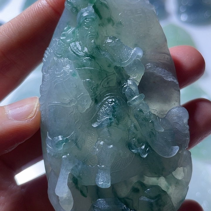 定制翡翠未镶嵌挂件