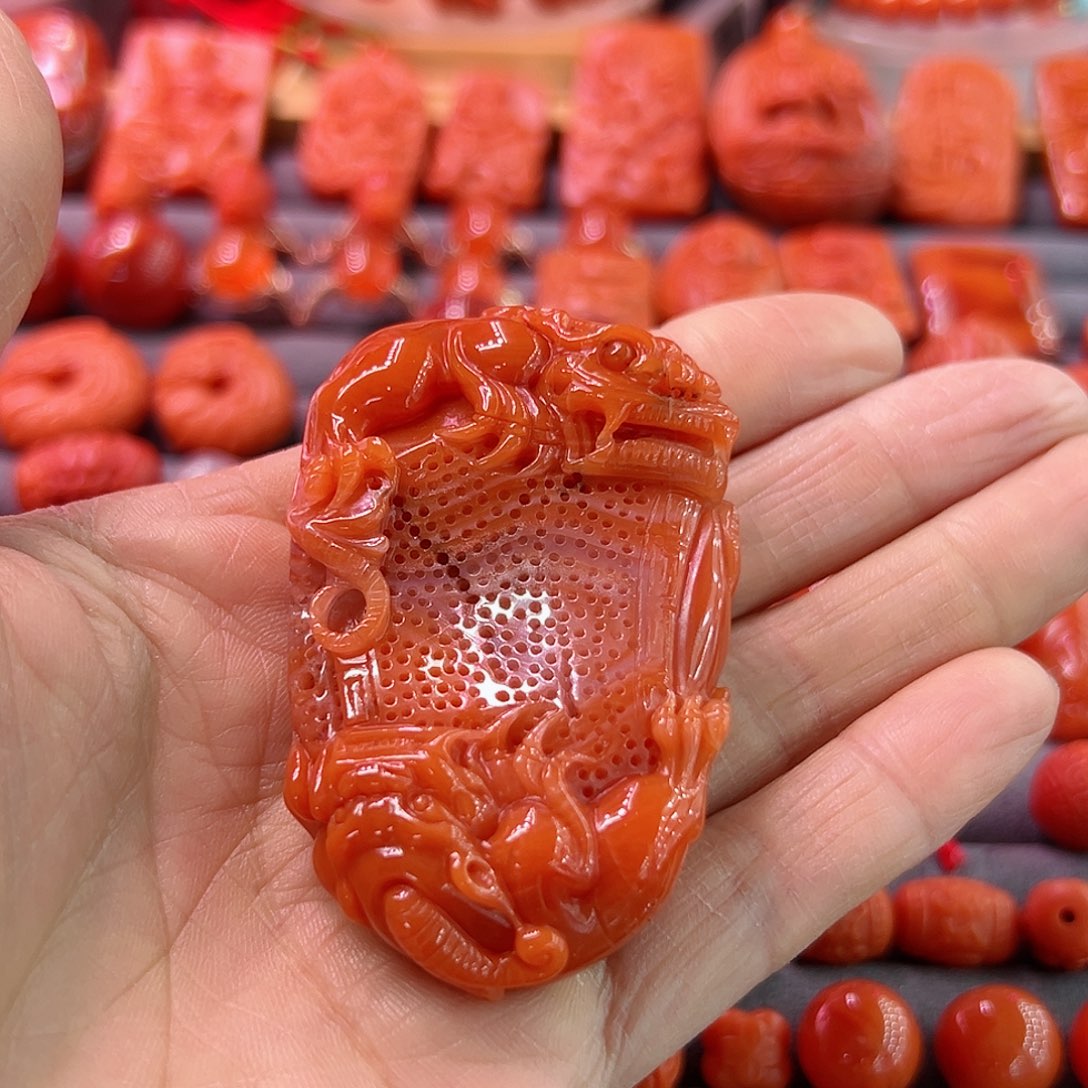 南红玛瑙吊坠未镶嵌x*