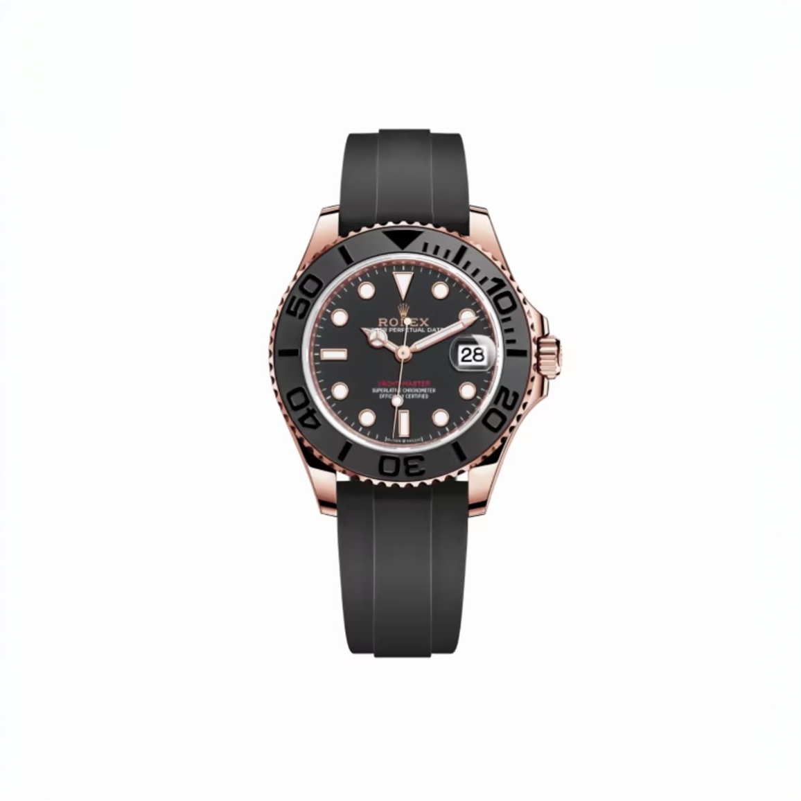 99新 Rolex/劳力士 全套/游艇/268655/夜光刻度/37/黑盘