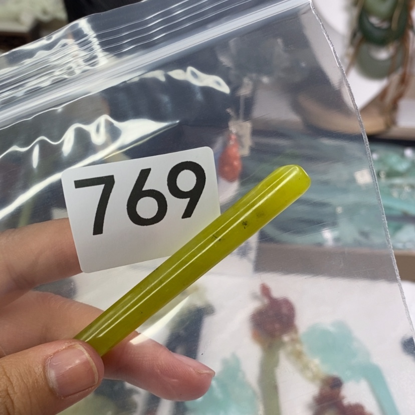 【闪购商品】岫玉发饰未镶嵌兆*