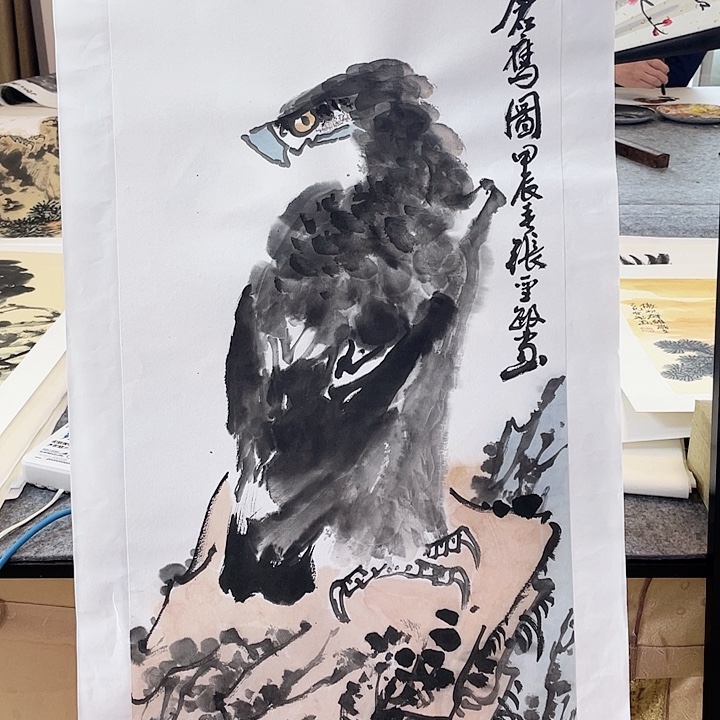 国画张圣敏先生纯手绘作品