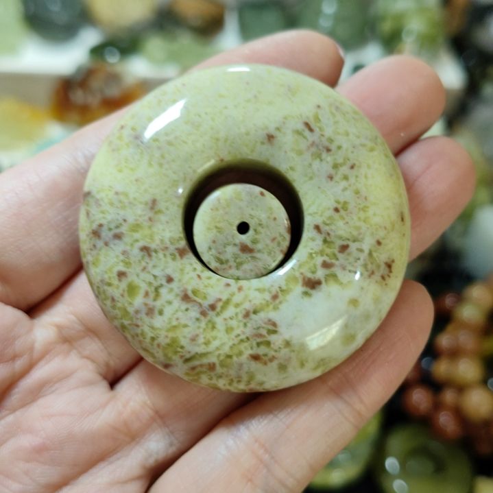 岫玉平安扣未镶嵌