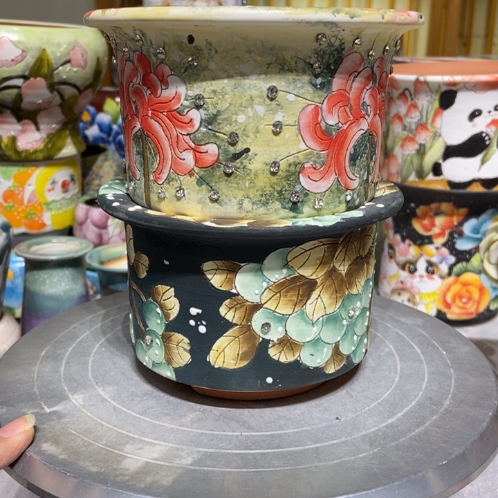 景德镇艺术手绘作品