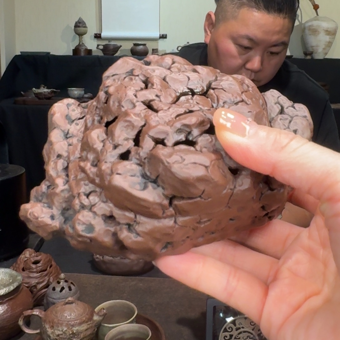 紫玉石裂壤藏春香炉