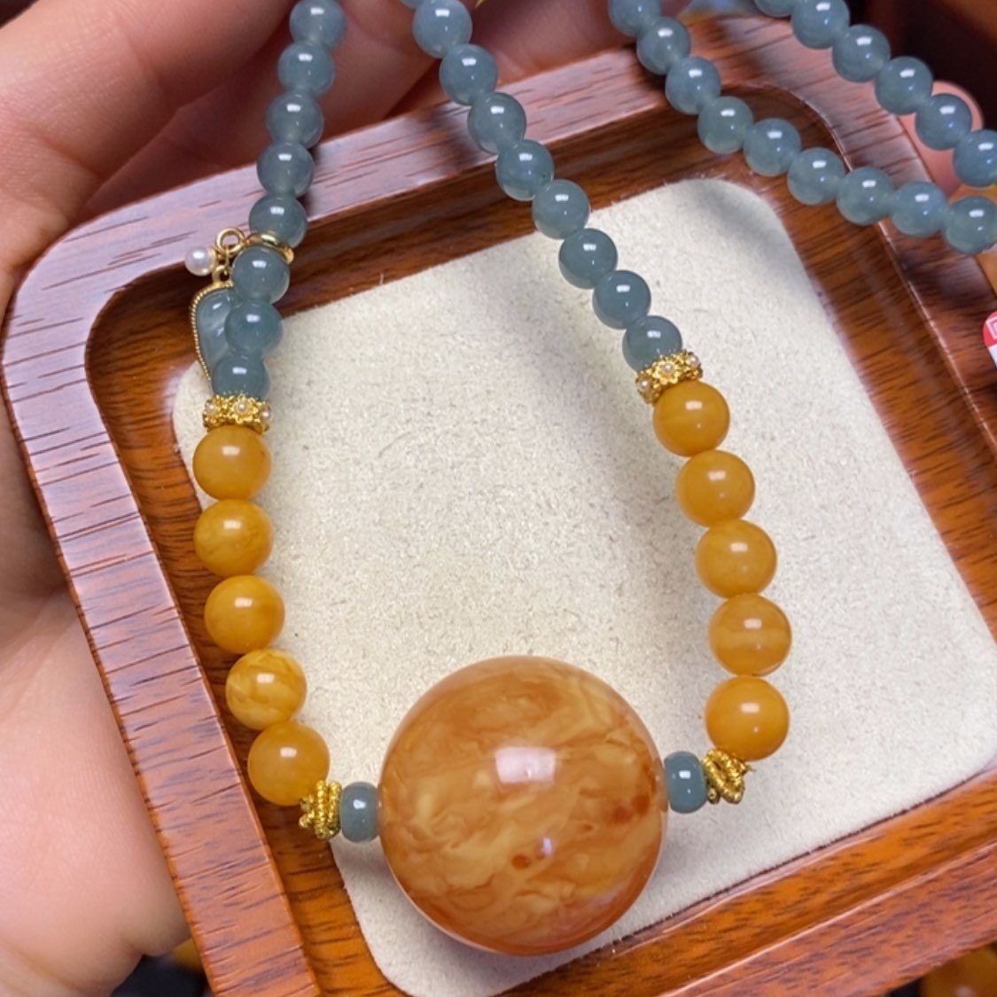 【闪购商品】蜜蜡颈饰未镶嵌项链