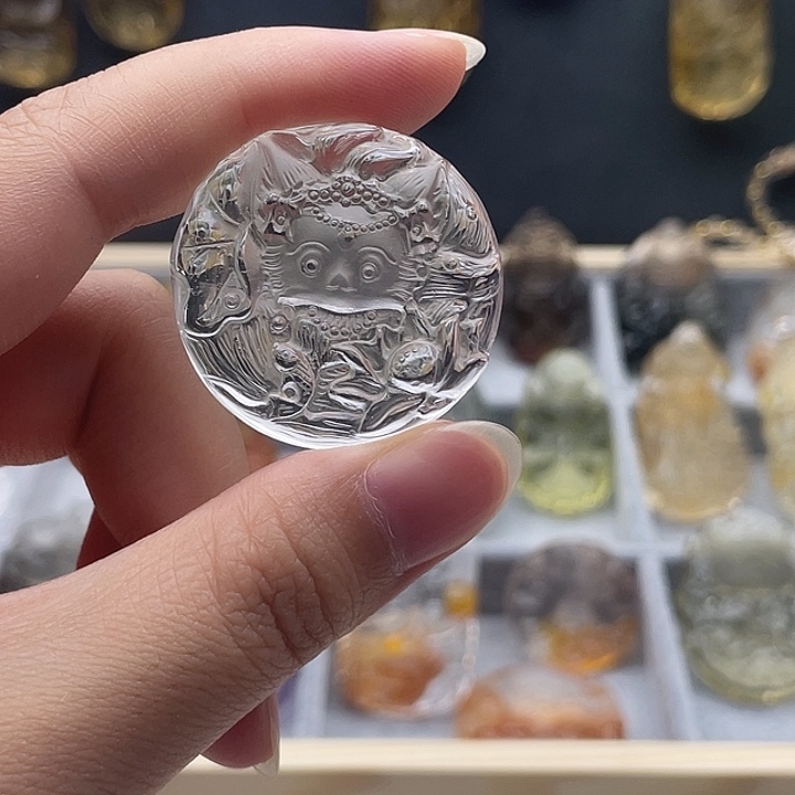 未镶嵌吊坠(不含链)水晶吊坠
