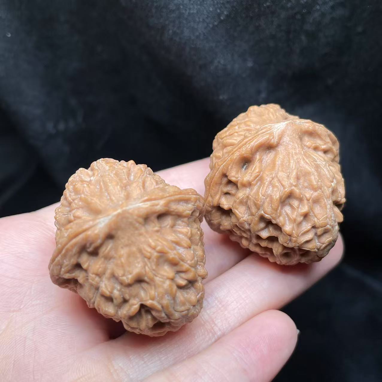 【曹掌柜精选】 核桃（玉枕元宝）36mm-多样性发一对-