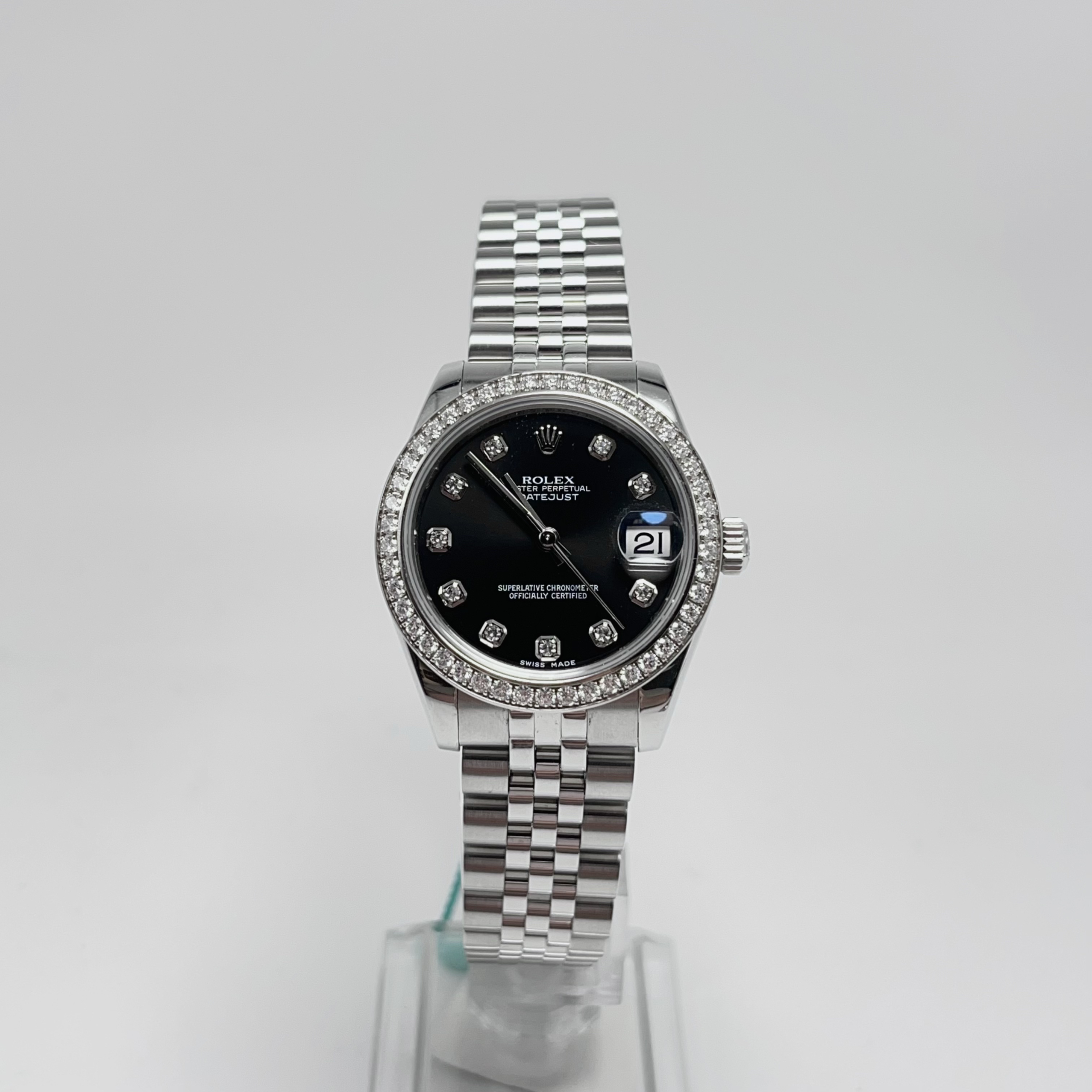 99新 Rolex/劳力士 178384/经典黑盘/原钻/全套/31mm/自动机械