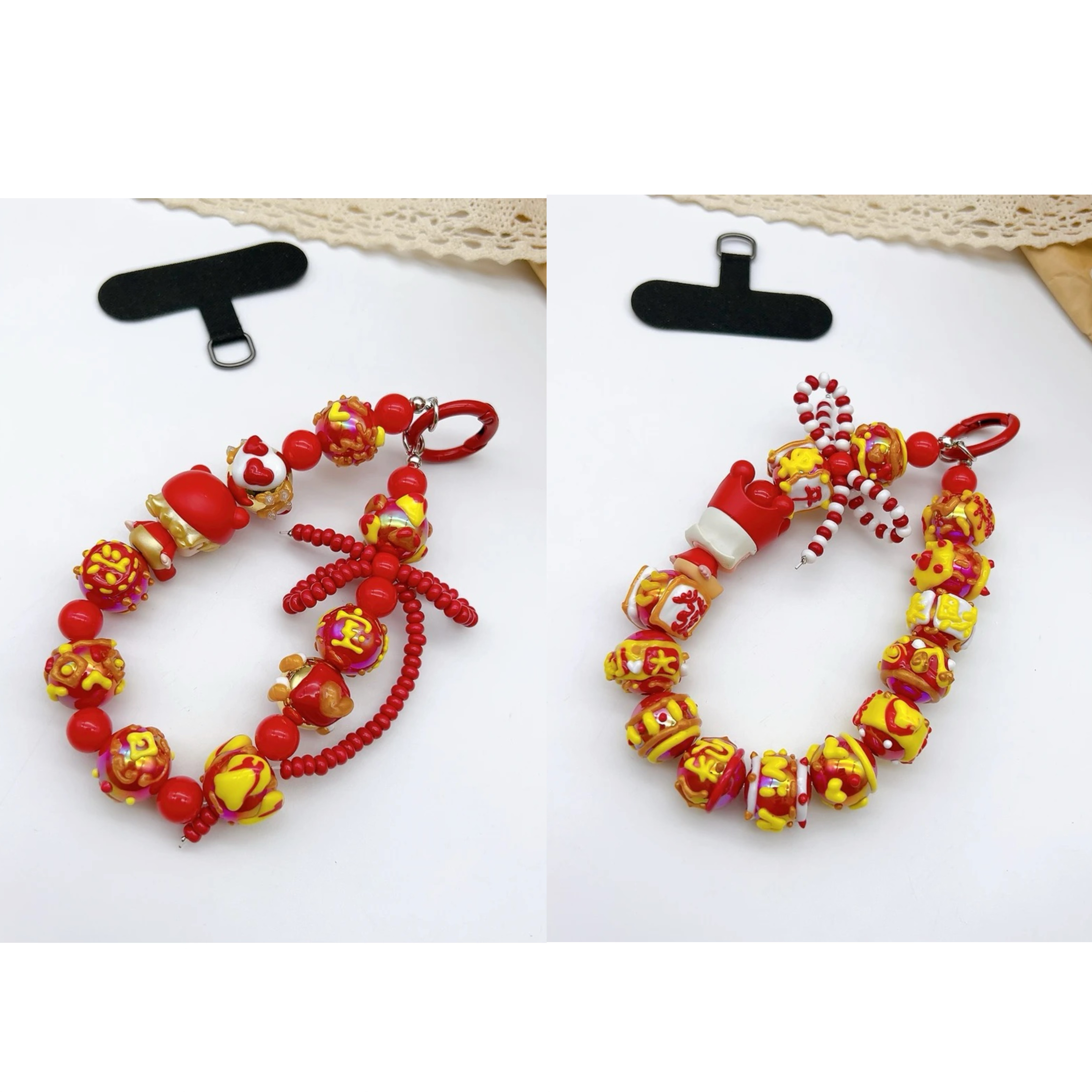 00047 泡泡八方来财手机挂件一个，两款，包包钥匙多用 带手机贴片